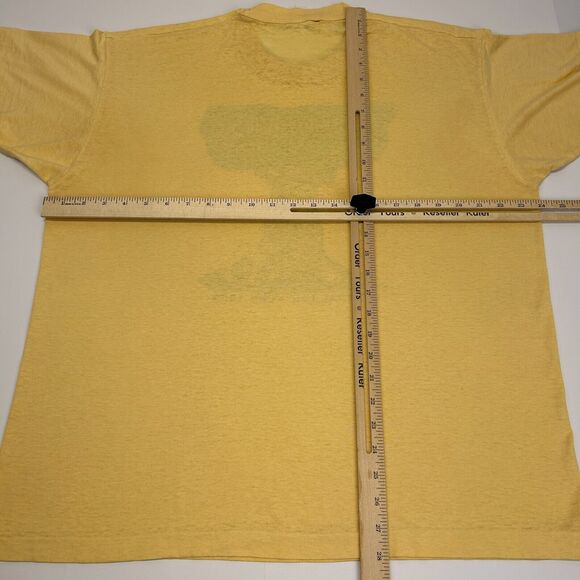 Vintage Distressed Storytelling Tree T Shirt Mens X-Large Central UMC VBS Yellow - Picture 13 of 13